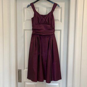 Purple A-Line Dress